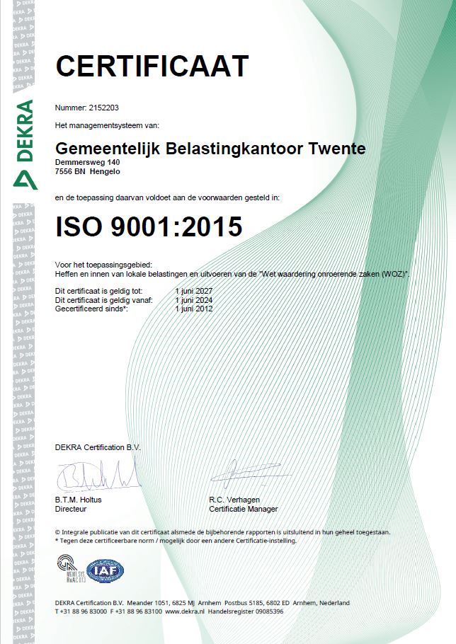 Iso certificaat GBTwente 2024 - 2027 Iso certificaat GBTwente 2024 - 2027